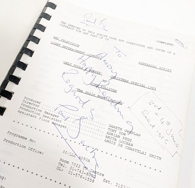 Lot 300 - ONLY FOOLS & HORSES - THE JOLLY BOYS' OUTING - PAUL BARBER'S SCRIPT