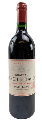 Lot 142 - 1989 CHATEAU LYNCH BAGES GRAND CRU CLASSE WINE BOTTLE