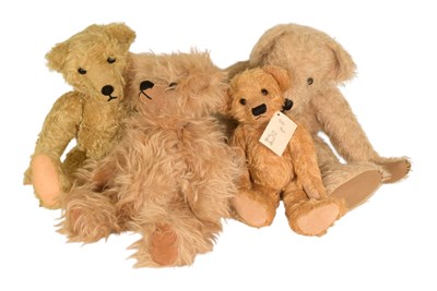 Lot 285 - TEDDY BEARS - X4 ARTIST DESIGNED TEDDY BEARS