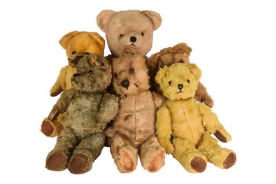 Lot 305 - TEDDY BEARS - COLLECTION OF ASSORTED VINTAGE BEARS
