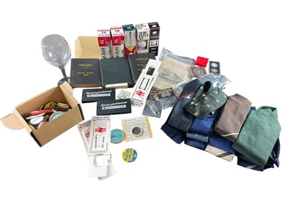 Lot 154 - RAILWAYANA - MIXED SELECTION OR RAILWAY-RELATED ITEMS