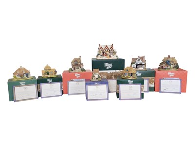 Lot 300 - LILLIPUT LANE - COLLECTION OF EIGHT LATE 20TH CENTURY RESIN COTTAGE FIGURES