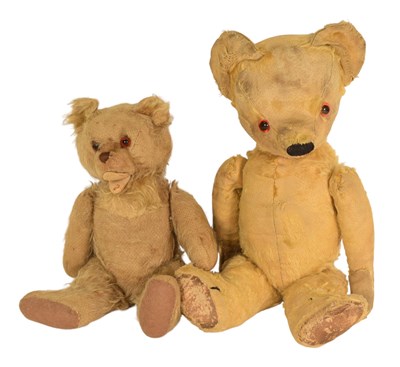 Lot 315 - TEDDY BEARS - TWO VINTAGE ENGLISH TEDDY BEARS