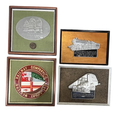 Lot 156 - RAILWAYANA - MIXED SELECTION OF COMMEMORATIVE PLAQUES