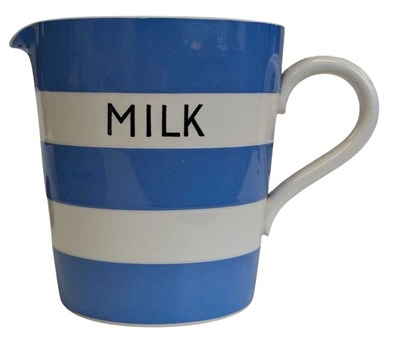 Lot 105 - T G GREEN & CO - CORNISH KITCHEN WARE - VINTAGE 20TH CENTURY MILK MEASURING JUG