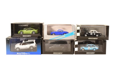Lot 385 - DIECAST - COLLECTION OF MINICHAMPS & AUTOART 1/43 SCALE DIECAST