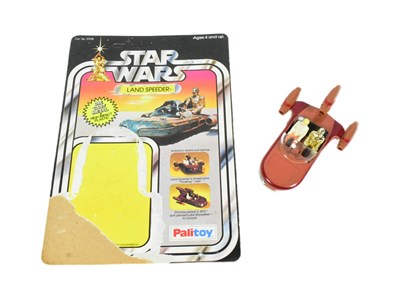 Lot 43 - STAR WARS - VINTAGE PALITOY DIECAST CARDED MODEL