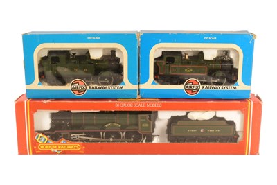 Lot 408 - MODEL RAILWAY - HORNBY & AIRFIX OO GAUGE LOCOMOTIVES