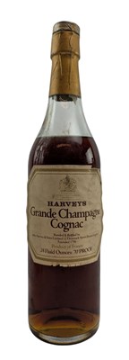 Lot 169 - 1956 HARVEYS GRANDE CHAMPAGNE COGNAC BOTTLE