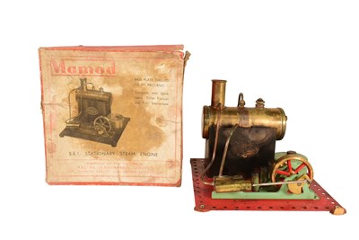 Lot 6 - LIVE STEAM - EARLY MAMOD S.E.1 STATIONARY STEAM ENGINE