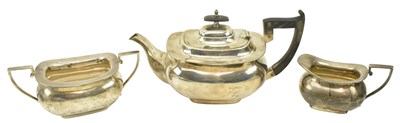 Lot 22 - 20TH CENTURY GEORGE V HALLMARKED SILVER TEA SERVICE