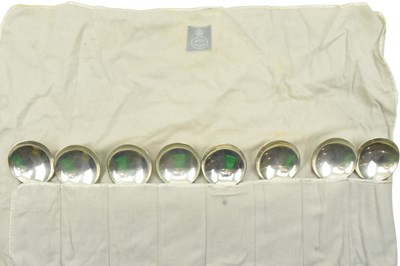 Lot 20 - GEORG JENSEN - CANTEEN OF STERLING SILVER CUTLERY IN OLD DANISH PATTERN