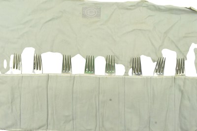 Lot 20 - GEORG JENSEN - CANTEEN OF STERLING SILVER CUTLERY IN OLD DANISH PATTERN