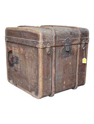 Lot 988 - ALBERT ROSENHAIN - VINTAGE 20TH CENTURY RAILWAY TRAVEL TRUNK