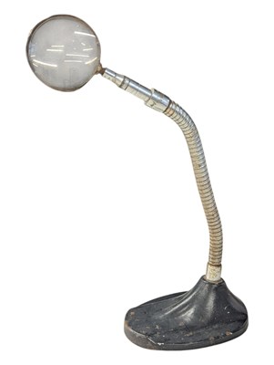 Lot 319 - 20TH CENTURY VINTAGE GOOSENECK MAGNIFYING LENS
