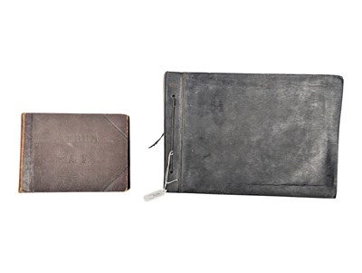 Lot 529 - 19TH CENTURY FRENCH FRIENDSHIP BOOK WITH A MILITARY SERVICES PHOTOGRAPH ALBUM