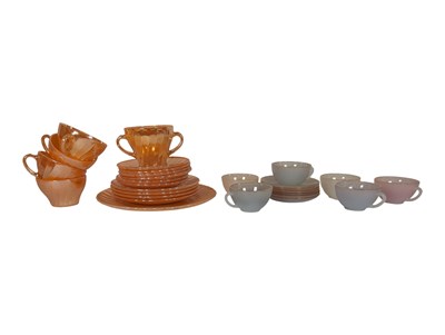 Lot 123 - COLLECTION OF MID CENTURY VINTAGE LUSTRE GLASSWARE