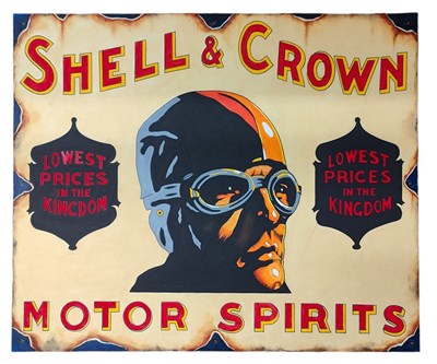 Lot 122 - SHELL & CROWN - ARTIST'S IMPRESSION OF A ENAMEL