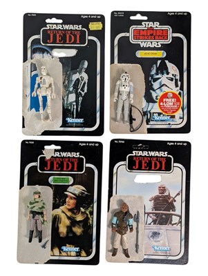Lot 559 - STAR WARS - ORIGINAL VINTAGE ACTION FIGURES WITH CARD BACKS