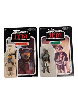 Lot 568 - STAR WARS - ORIGINAL VINTAGE ACTION FIGURES WITH CARD BACKS