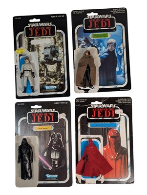 Lot 566 - STAR WARS - ORIGINAL VINTAGE ACTION FIGURES WITH CARD BACKS
