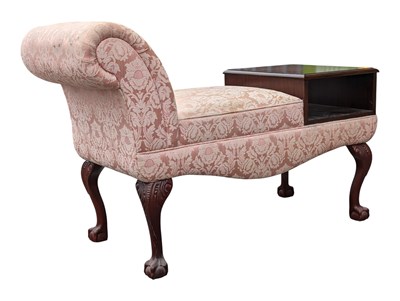 Lot 978 - VINTAGE 20TH CENTURY QUEEN ANNE STYLE TELEPHONE SEAT