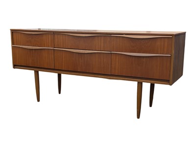 Lot 832 - AUSTINSUITE FURNITURE - MID CENTURY TEAK LOW SIDEBOARD
