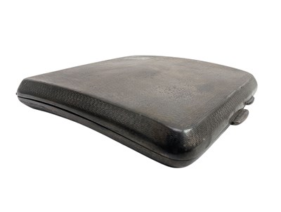 Lot 182 - 20TH CENTURY GEORGE VI HALLMARKED SILVER CIGARETTE CASE
