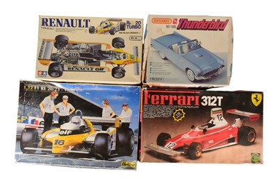 Lot 477 - MODEL KITS - COLLECTION OF PLASTIC MODEL CAR KITS