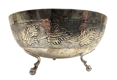 Lot 180 - 2OTH CENTURY 830 SILVER FOOTED BOWL