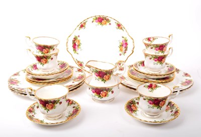 Lot 3 - ROYAL ALBERT - OLD COUNTRY ROSES - PORCELAIN TEA SET