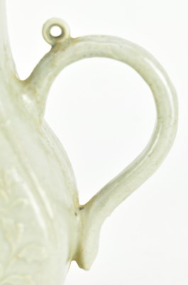 Lot 111 - SOUTHERN SONG QINGBAI "PHOENIX" WINE EWER 宋 青白 凤穿牡丹酒壶