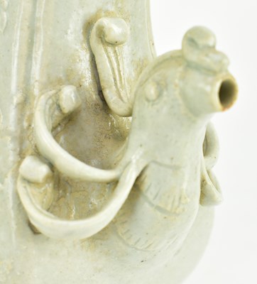 Lot 111 - SOUTHERN SONG QINGBAI "PHOENIX" WINE EWER 宋 青白 凤穿牡丹酒壶