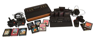 Lot 488 - RETRO GAMING - COLLECTION OF VINTAGE ATARI CONSOLES & GAMES