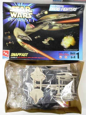 Lot 85 - STAR WARS - COLLECTION OF AMT / ERTL BOXED MODEL KITS