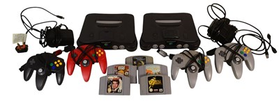 Lot 491 - RETRO GAMING - NINTENDO 64 VIDEO GAME CONSOLES & GAMES