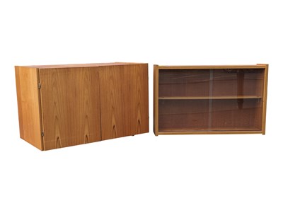 Lot 838 - PETER SORENSEN PS - VINTAGE MID 20TH CENTURY TEAK MODULAR WALL UNITS