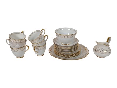 Lot 61 - NEW CHELSEA - 20TH CENTURY BONE CHINA TEA SERVICE