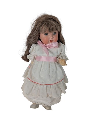 Lot 387 - ARMAND MARSEILLE - 20TH CENTURY VINTAGE GERMAN BISQUE PORCELAIN HEADED DOLL