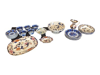 Lot 137 - COLLECTION OF EARLY 19TH CENTURY VICTORIAN IRONSTONE CHINA DINNERWARE