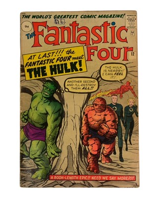 Lot 600 - COMIC BOOKS - THE FANTASTIC FOUR #12
