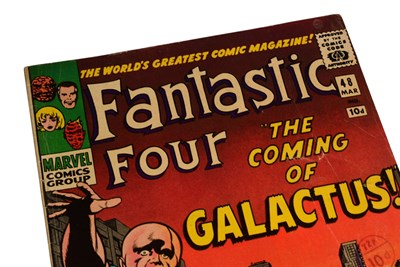 Lot 595 - COMIC BOOKS - FANTASTIC FOUR #48 THE COMING OF GALACTUS