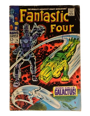 Lot 593 - COMIC BOOKS - FANTASTIC FOUR #74 WHEN CALLS GALACTUS