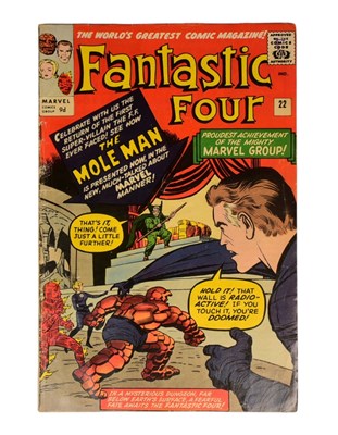 Lot 594 - COMIC BOOKS - FANTASTIC FOUR #22 SECOND APPEARANCE OF MOLE MAN