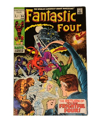 Lot 598 - COMIC BOOKS - FANTASTIC FOUR #94 RETURN OF THE FRIGHTFUL FOUR