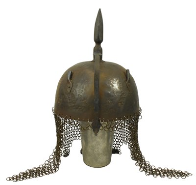 Lot 59 - 19TH CENTURY ISLAMIC INDO-PERSIAN KULAD KHUD HELMET