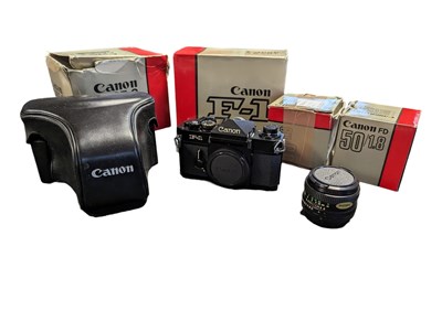 Lot 374 - CANON, JAPAN - VINTAGE 20TH CENTURY CANON F-1 35MM SLR