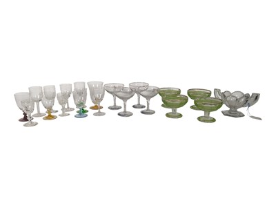 Lot 157 - VINTAGE BABYSHAM GLASSES, SUNDAE BOWLS & MORE
