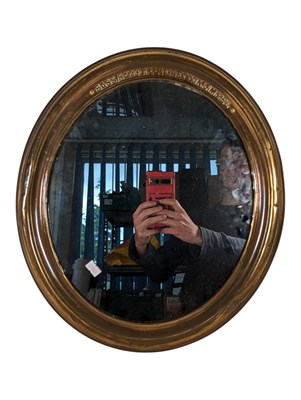 Lot 189 - BASS RATCLIFF & GRETTON LIMITED - 20TH CENTURY VINTAGE BREWERY PUB BRASS OVAL WALL MIRROR