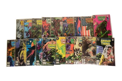 Lot 608 - COMIC BOOKS - SWAMP THING - ISSUES 33-51 CONSECUTIVE